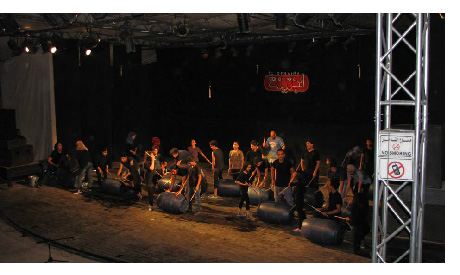 With support from Aga Khan Trust for Culture, Al-Darb Al-Ahmar Arts School to STOMP