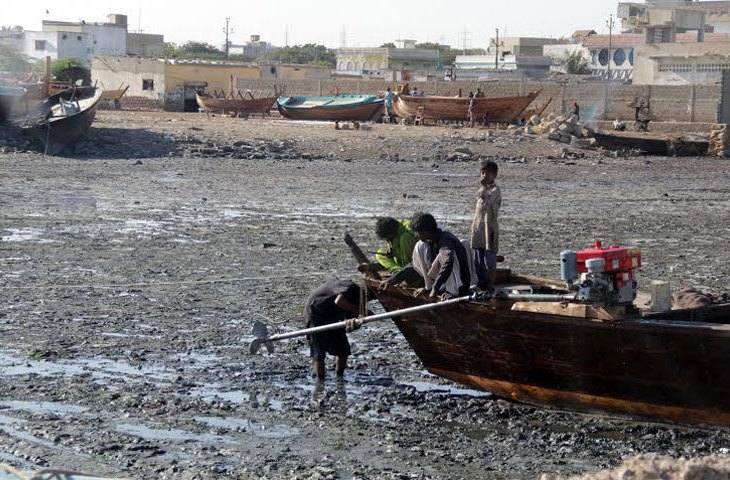 Ibrahim Hyderi fishing harbour. — Photo by White Star