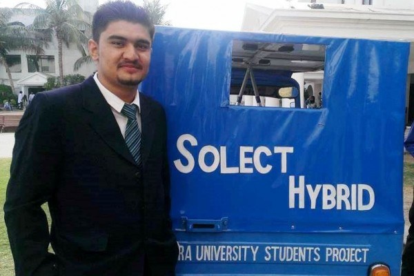 Rashid Alam Hunzai & Team: Invention of Solar and Electric Rickshaw