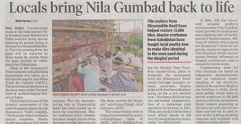 India: Locals bring Nila Gumbad near Humayun's Tomb back to life