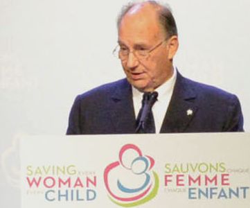 Remarks made by His HIghness the Aga Khan at the Maternal, Newborn and Child Health Summit