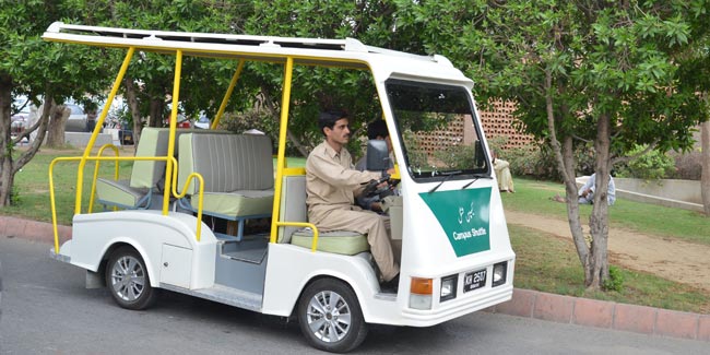 A One-of-its-kind in Pakistan: Solar-cum-Electric Shuttle of Aga Khan University Hospital Wins an Award