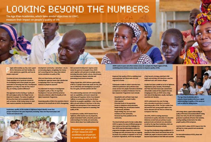 Looking Beyond the Numbers: The Aga Khan Academies