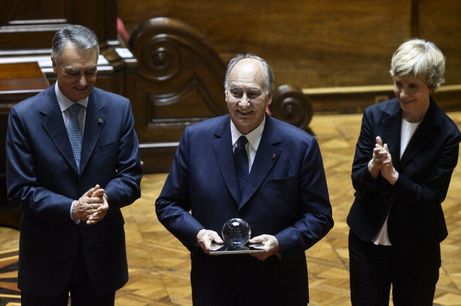 Getty Images: Prince Shah Karim Al Hussaini Aga Khan receives 2013 North-South Prize