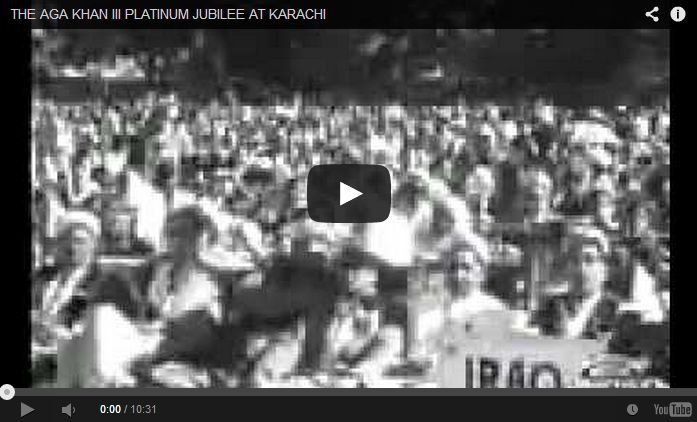 Historical Video: His Highness the Aga Khan III's Platinum Jubilee in Karachi