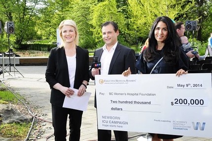 Sayani family: Vancouver-based Executive Hotels announces donation to BC Womens Hospital