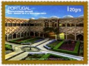 Chahar-bagh (four-part) gardens of the Centro (Correios de Portugal)