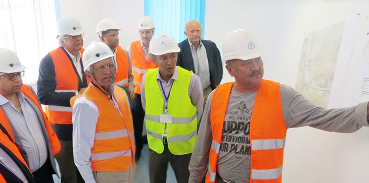 Naryn Vice Governor and UCA Board Executive Committee Visit Naryn Campus Site