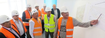 Naryn Vice Governor and UCA Board Executive Committee Visit Naryn Campus Site