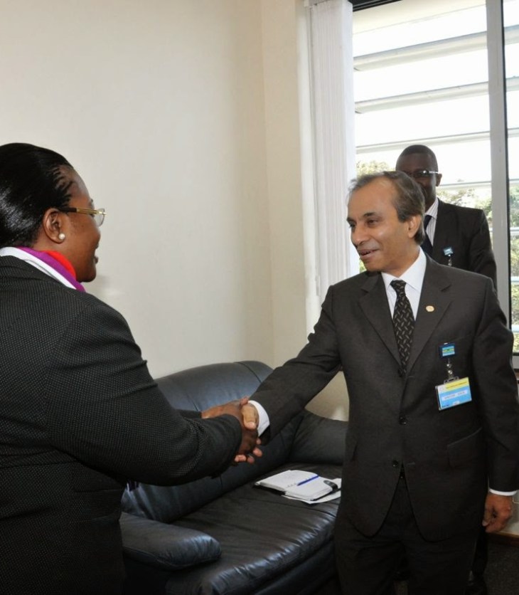 EALA Speaker, Aga Khan Development Network Representative in Uganda, H.E. Ambasador Mahmood Ahmed hold Talks