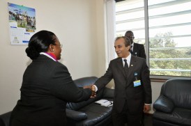 EALA Speaker, Aga Khan Development Network Representative in Uganda, H.E. Ambasador Mahmood Ahmed hold Talks