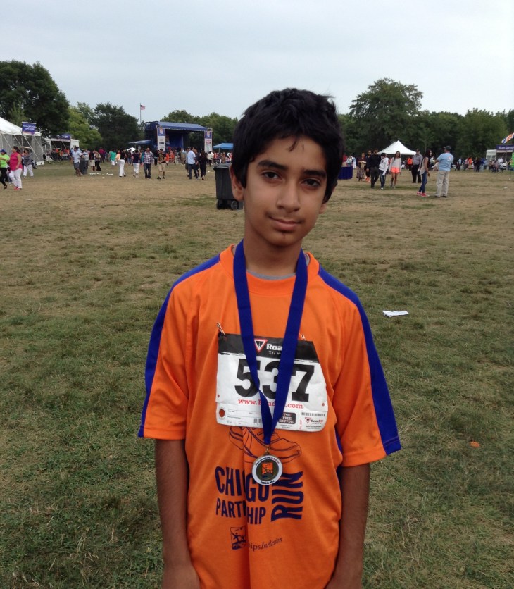 Aga Khan Foundation USA Chicago PartnershipsInAction Walk/Run September 8, 2013. Total time: 34:46