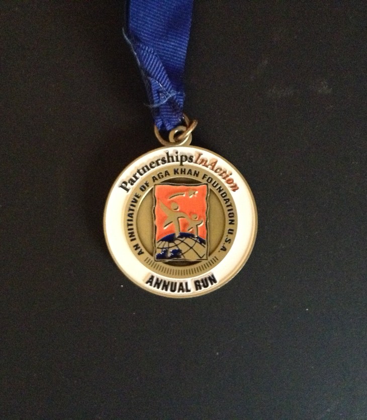 Aga Khan Foundation USA Chicago PartnershipsInAction Walk/Run September 8, 2013. Total time: 34:46