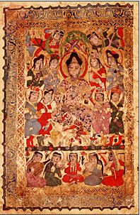 The Poet with Musicians and Singers