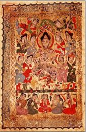 The Poet with Musicians and Singers