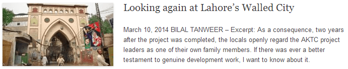 Looking again at Lahore’s Walled City