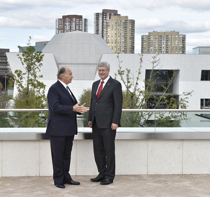 The Aga Khan Museum welcomes Prime Minister Stephen Harper and His Highness the Aga Khan