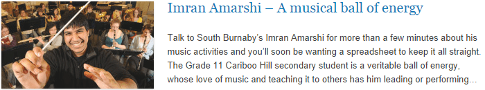 Imran Amarshi – A musical ball of energy Imran Amarshi – A musical ball of energy