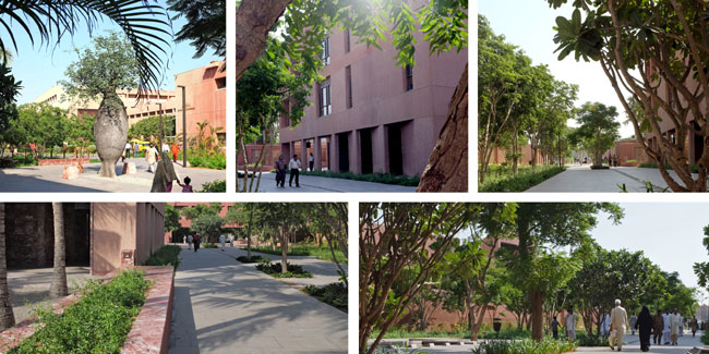 The Aamir Kanji Gardens - Aga Khan University, Karachi