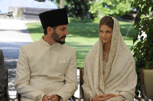Prince Rahim and Princess Salwa during their nikah ceremony. <br> (Photo - TheIsmaili - Gary Otte)