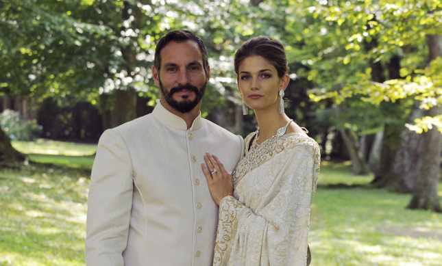 Pictured here on their wedding day, Prince Rahim and Princess Salwa have announced the birth of their first child, Prince Irfan. TheIsmaili / Gary Otte