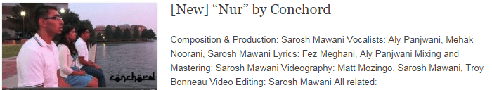 [New] “Nur” by Conchord
