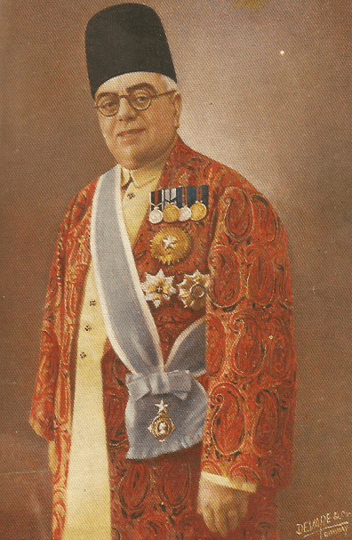 His Highness Aga Sir Sultan Muhammad Shah, Aga Khan III in full regalia