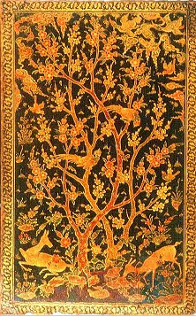 One of a pair of painted covers. Persia, late 16th century. Private Collection, LondonImage: The Institute of Ismaili Studies