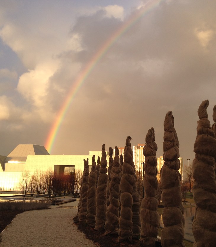 Mehdi Esmail Photo Rainbow over Aga Khan Museum Toronto