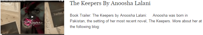 The Keepers By Anoosha Lalani The Keepers By Anoosha Lalani