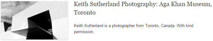 Keith Sutherland Photography: Aga Khan Museum, Toronto Keith Sutherland Photography: Aga Khan Museum, Toronto