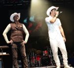 Salim-Sulaiman Show in Calgary, Canada - Mayor Naheed Nenshi presented white cowboy hats to the singers. (Photo credit: Amir Jessani)
