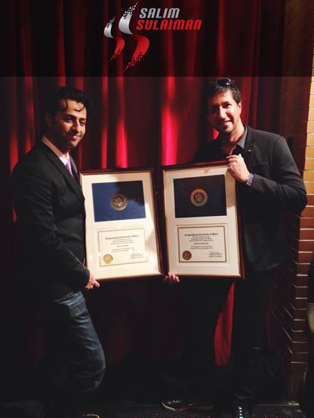 SS - Congressional Certificate of Merit' from the Governor of New York, awarded by His Excellency Ambassador Mr. Mulay