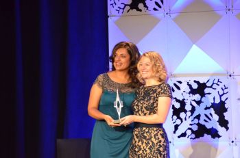 Zohra Hemani receives Emerging Leader Award from Society of Women Engineers of USA