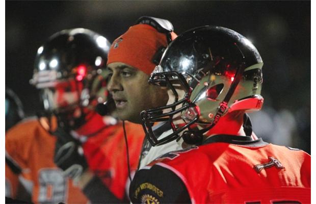 TSN journalist Farhan Lalji works with boys as coach of the New Westminster Hyacks. “Many young boys don’t have life skills. Even the brightest ones, who get good grades, often speak in monosyllables and ‘uh-huhs,’" he says. "They don’t know how to express themselves. So we do a lot of leadership training.” (Image: The Vancouver Sun)