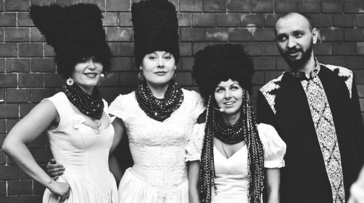 DakhaBrakha at Aga Khan Museum Auditorium, Toronto (Image courtesy of lazerhorse.org)
