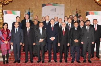 His Highness the Aga Khan at the 2014 London Conference on Afghanistan [Getty Images]