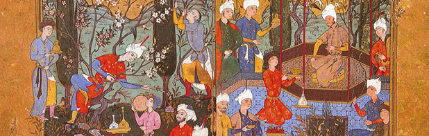 From the Diwan of Sultan Ibrahim Mirza, Iran, 1582.<br />  Image: Aga Khan Trust for Culture, Catalogue: Spirit and Life