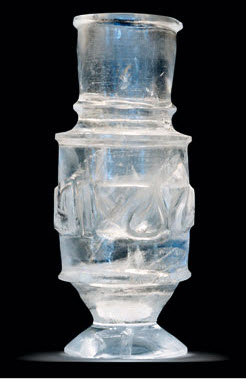 Rock crystal bottle in the Aga Khan Museum's collection