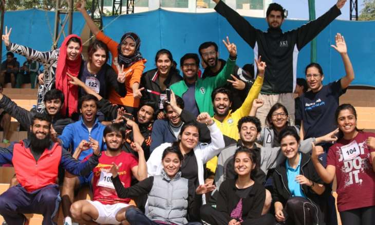 Aga Khan University Hospital Team wins Karachi track and field event