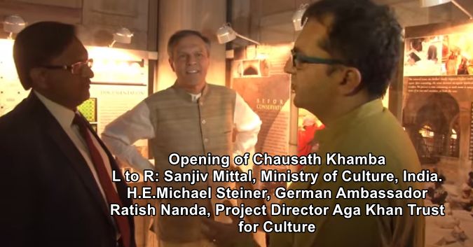 Nizamuddin Urban Renewal Initiative Video: Opening of Chausath Khamba