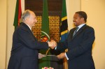 February 23, 2015: Photos: His Highness the Aga Khan with President of Tanzania Dr. Jakaya M Kikwete