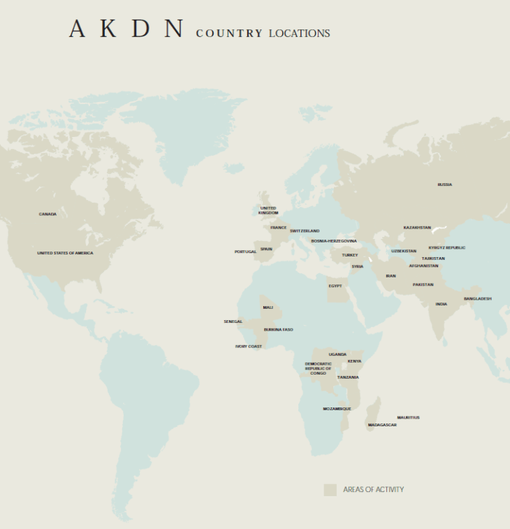World of AKDN  (Image via AKDN Report - http://viewer.zmags.com/publication/cca7caf9#/cca7caf9/1)