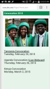 Live Webcasts AKU 2015 Convocations in East Africa with Chancellor His Highness the Aga Khan Presiding the Ceremonies
