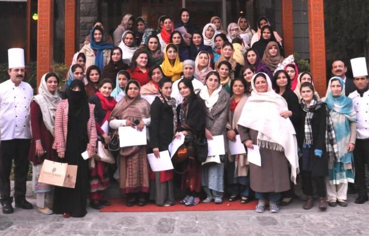 Serena Gilgit organizes 2-week long cooking classes for women