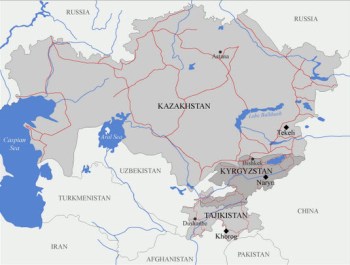 University of Central Asia (UCA) and its campuses in Kazakhstan, Kyrgyzstan and Tajikistan. (Image: UCA)