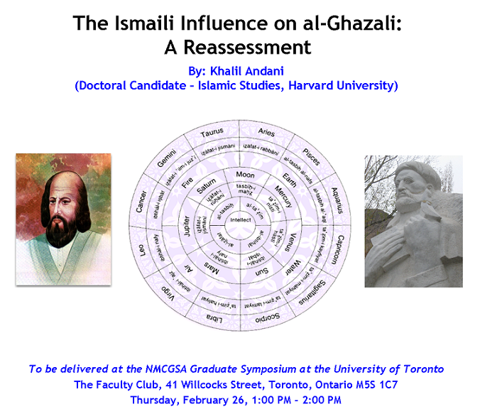 Ismā‘īlī Influence on al-Ghazali: Khalil Andani's Presentation on Ismaili Philosophy at the University of Toronto
