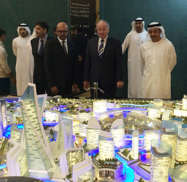 Canadian Minister Nicholson with Canadian Ambassador in Dubai, United Arab Emirates. (Photo via Foreign Affairs, Trade and Development Canada - DFATD) 