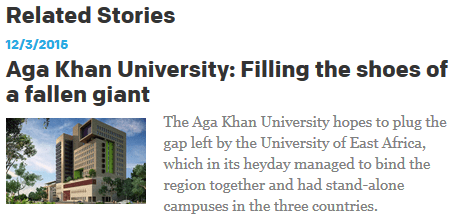 Aga Khan University - Filling the shoes of a fallen giant