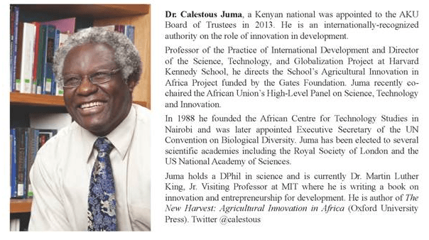 Dr Calestous Juma